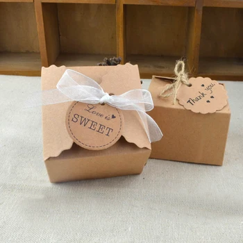 50pcs/lot Wave pattern kraft paper European retro DIY candy box Square kraft box for birthday wedding celebration party favor
50pcs/lot Wave pattern kraft paper European retro DIY candy box Square kraft box for birthday wedding celebration party favor