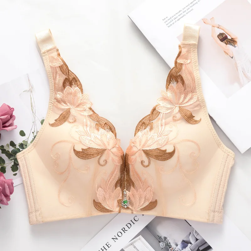 Women's cotton large size bra briette small chest gathered bra thin section fashion no steel ring lingerie underwear
Women's cotton large size bra briette small chest gathered bra thin section fashion no steel ring lingerie underwear