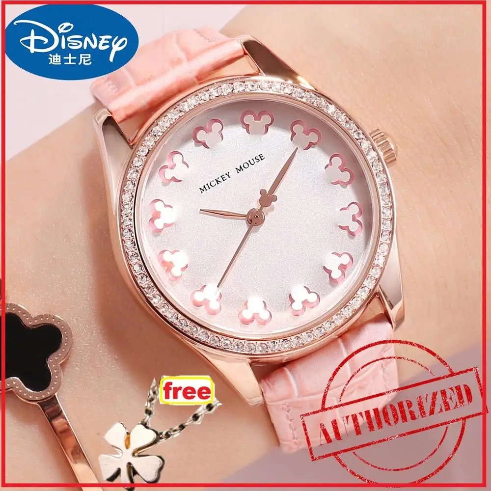 Disney official Watch Women Luxury New Mickey Mouse Fashion Trends Diamond waterproof Woman Watches Grils Quartz Wristwatches
Disney official Watch Women Luxury New Mickey Mouse Fashion Trends Diamond waterproof Woman Watches Grils Quartz Wristwatches