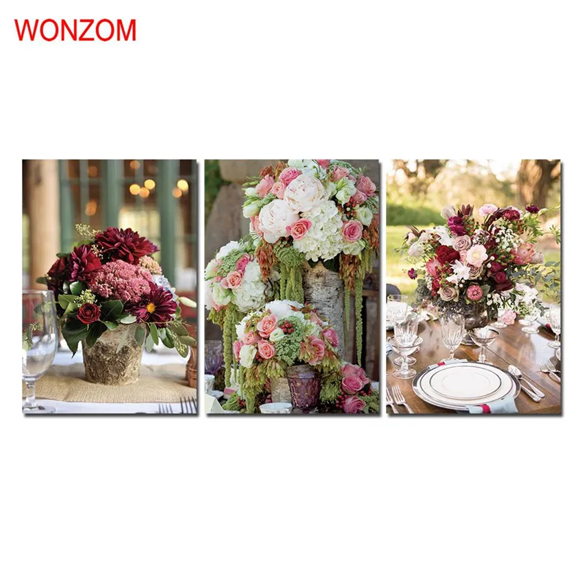 WONZOM HD Printed 3Pc Gorgeous Flower Wall Pictures Framed Directly To Hang For Living Room Large Modern Cuadros Decoracion 2017
WONZOM HD Printed 3Pc Gorgeous Flower Wall Pictures Framed Directly To Hang For Living Room Large Modern Cuadros Decoracion 2017