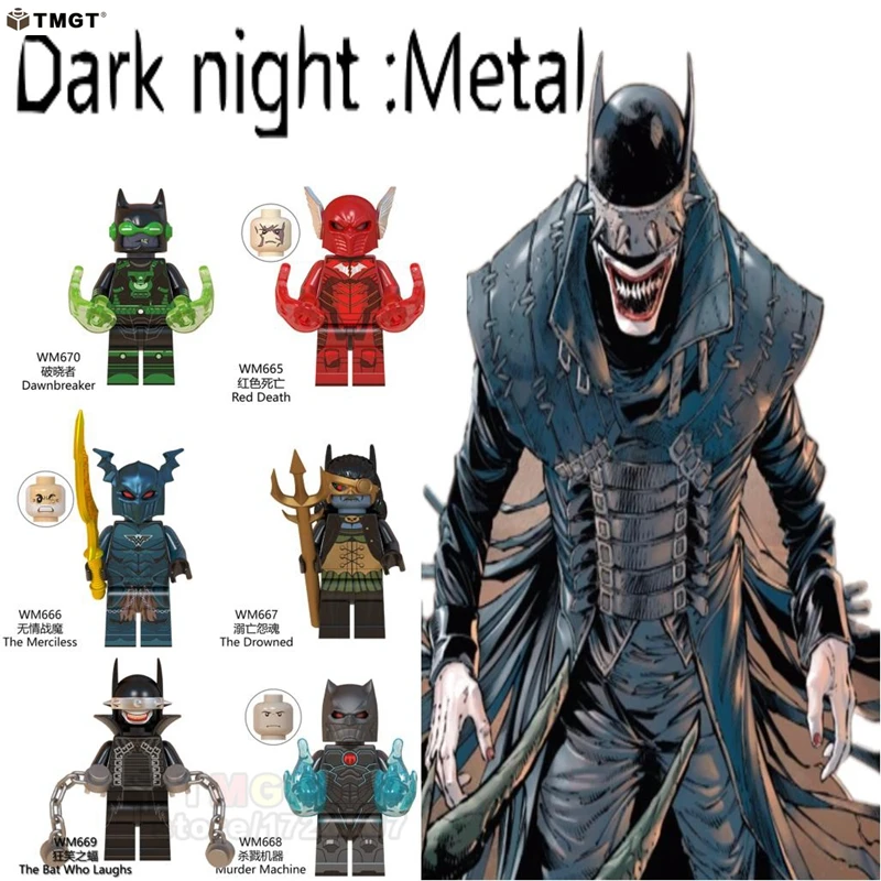 2019 NEW Dark Nights: Metal The Bat who Laughs Red Death Drowned Dark knights flash Building Blocks Toys Children Gifts WM6057
2019 NEW Dark Nights: Metal The Bat who Laughs Red Death Drowned Dark knights flash Building Blocks Toys Children Gifts WM6057