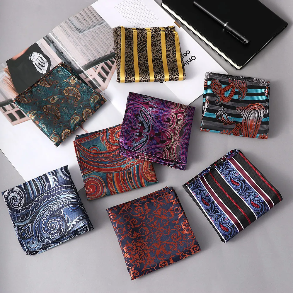 Hanky Man Paisley Floral Pocket Square Men's Silk Handkerchief For Business Wedding Party Pocket Square Suit Accessories 25*25cm
Hanky Man Paisley Floral Pocket Square Men's Silk Handkerchief For Business Wedding Party Pocket Square Suit Accessories 25*25cm