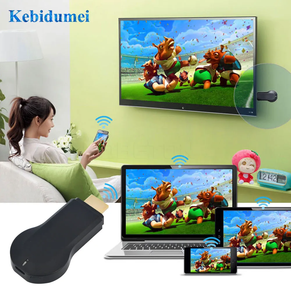 Kebidumei M2 for DLNA Air Paly WIFI Dongle for Media Player for iOS Android 1080P Smart TV Stick Newest
Kebidumei M2 for DLNA Air Paly WIFI Dongle for Media Player for iOS Android 1080P Smart TV Stick Newest