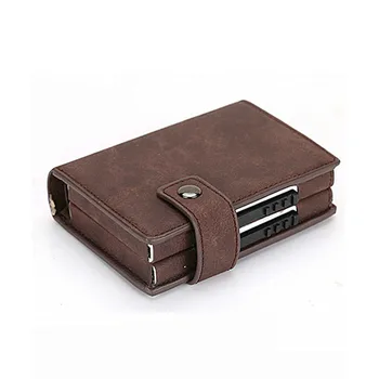 BISI GORO Double Card Wallet Aluminium RFID Blocking Metal WOMEN Card Holder Credit Card Case Women Men Card ID Holder Side Push
BISI GORO Double Card Wallet Aluminium RFID Blocking Metal WOMEN Card Holder Credit Card Case Women Men Card ID Holder Side Push