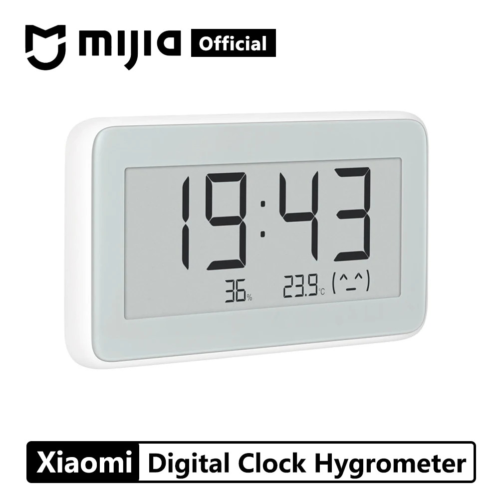 Xiaomi Mijia Wireless Smart Electric Digital clock Indoor&Outdoor Hygrometer Thermometer LCD Temperature Record Measuring Tools
Xiaomi Mijia Wireless Smart Electric Digital clock Indoor&Outdoor Hygrometer Thermometer LCD Temperature Record Measuring Tools