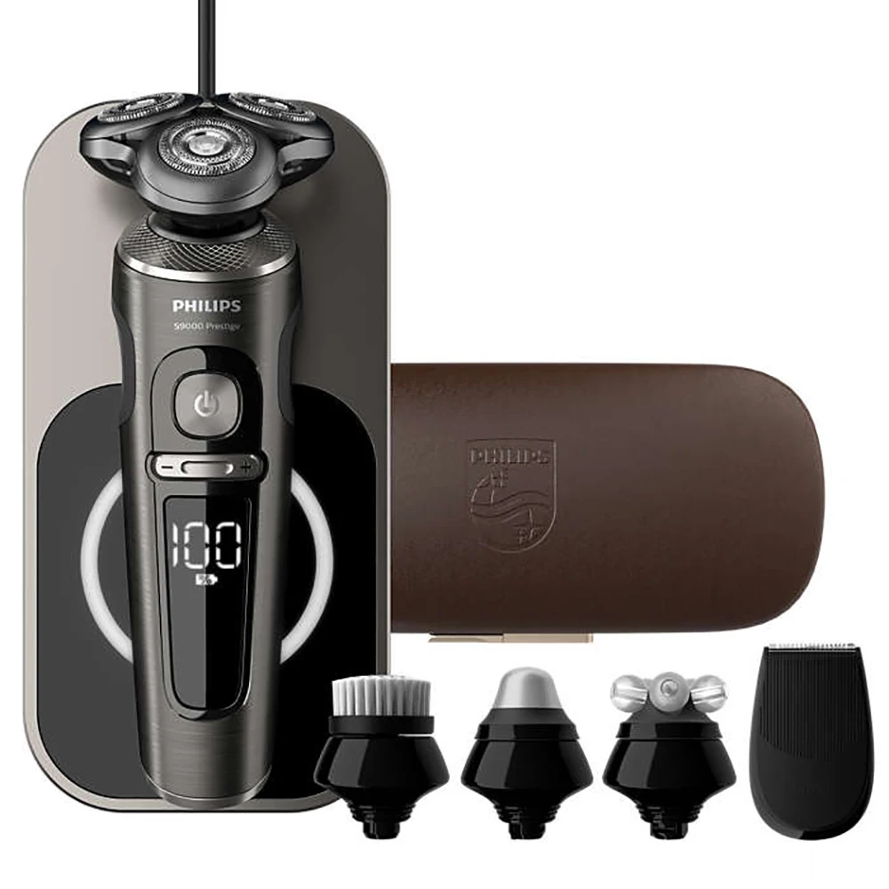 PHILIPS Men's Intelligent Electric Shaver Multifunction Beard Knife Wireless Charging Shaver SP9880/61BP for Business Travel
PHILIPS Men's Intelligent Electric Shaver Multifunction Beard Knife Wireless Charging Shaver SP9880/61BP for Business Travel