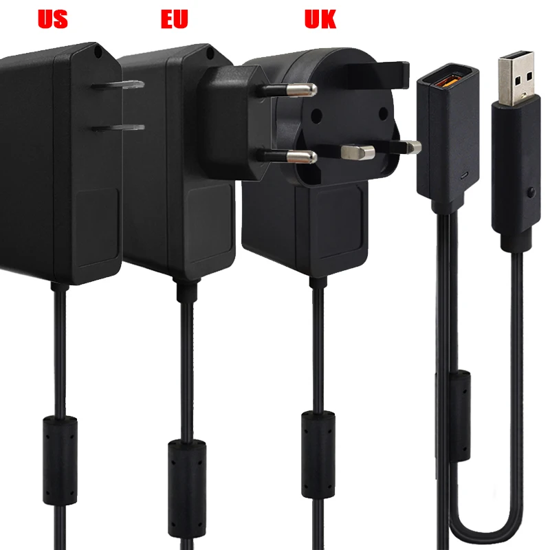For Xbox 360 Camera Kinect Sensor Power Supply Power Adapter USB Charger US UK EU Plug
For Xbox 360 Camera Kinect Sensor Power Supply Power Adapter USB Charger US UK EU Plug