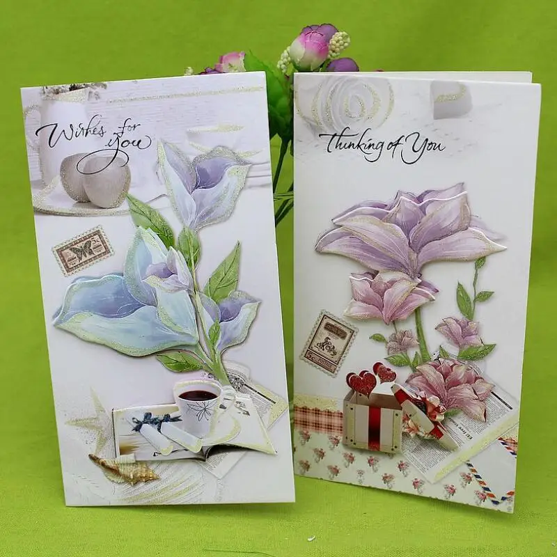 8Pcs/lot 3D Flower Printed Fold Greeting Cards Postcard As Invitation Gift Card Christmas Birthday Party Blessing Greeting Card
8Pcs/lot 3D Flower Printed Fold Greeting Cards Postcard As Invitation Gift Card Christmas Birthday Party Blessing Greeting Card
