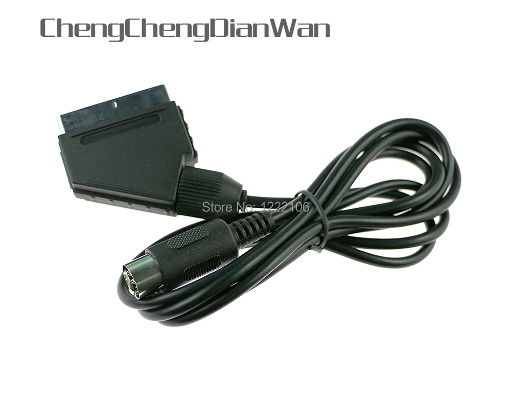 ChengChengDianWan PAL V-PIN 1.8m RGB Scart Cable for Sega Mega Drive 1 MD1 RGB cable cord Sega Genesis 1 Console 10pcs/lot
ChengChengDianWan PAL V-PIN 1.8m RGB Scart Cable for Sega Mega Drive 1 MD1 RGB cable cord Sega Genesis 1 Console 10pcs/lot