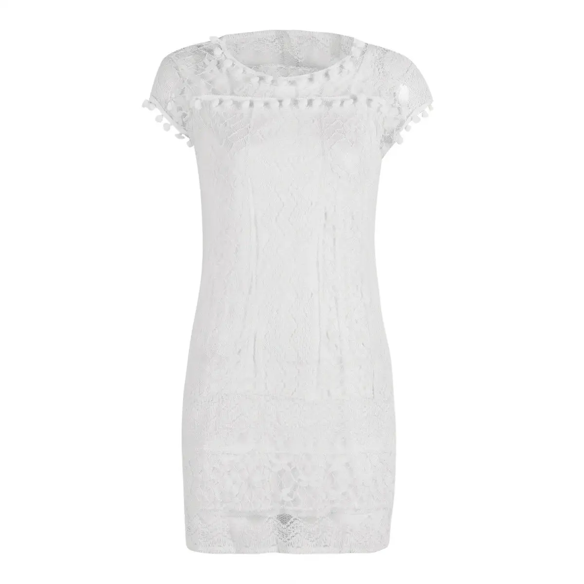 2019 Women Sexy Lace Flare Sleeveless Mini Short Beach Dresses For Women Solid White Hollow Out Loose Casual Beach Dresses Girls
2019 Women Sexy Lace Flare Sleeveless Mini Short Beach Dresses For Women Solid White Hollow Out Loose Casual Beach Dresses Girls