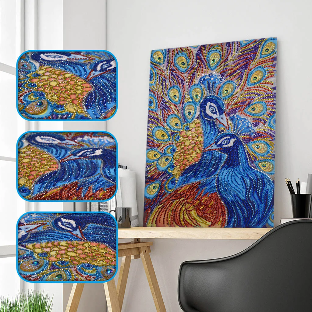 Special Shaped Diamond Embroidery Peacock Animal Diamond Painting Flower Crystal Rhinestone Diamond Cross Stitch Home Decor
Special Shaped Diamond Embroidery Peacock Animal Diamond Painting Flower Crystal Rhinestone Diamond Cross Stitch Home Decor
