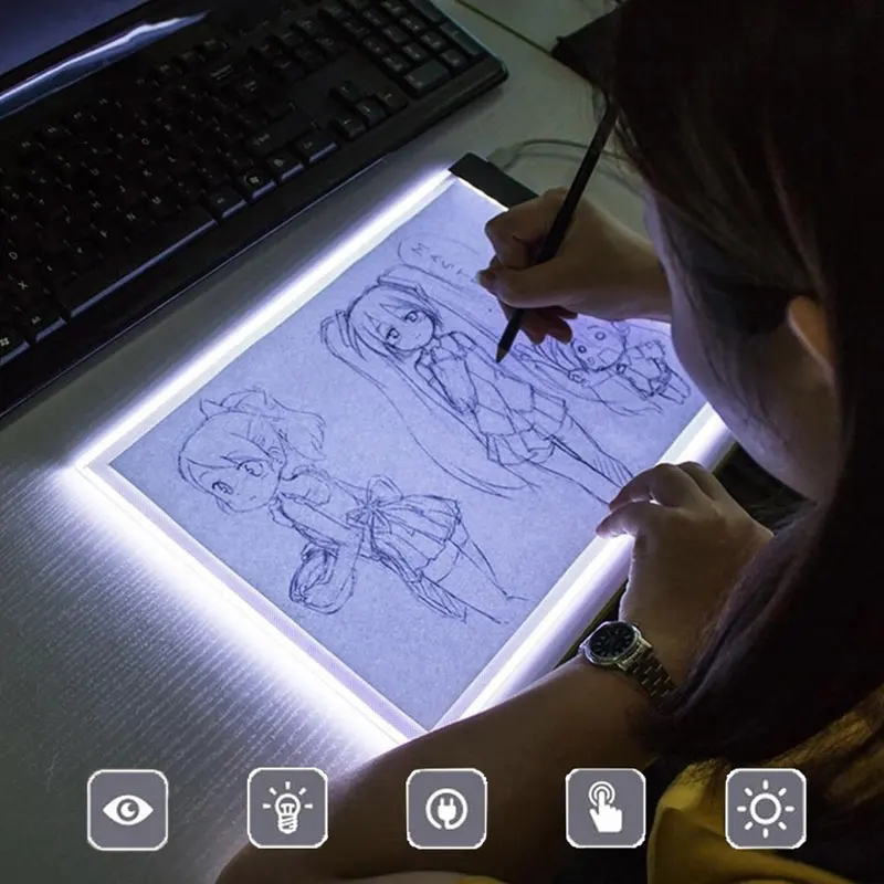 Ultra Thin A5 LED 2D Drawing Tablet Digital Graphic Tablet Tablet For Drawing Writing Three-stage Dimming IP65 Light Box 2 in 1
Ultra Thin A5 LED 2D Drawing Tablet Digital Graphic Tablet Tablet For Drawing Writing Three-stage Dimming IP65 Light Box 2 in 1