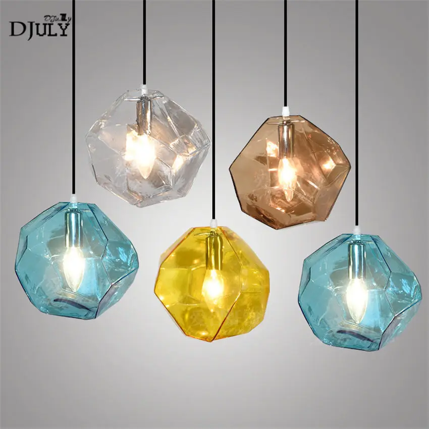nordic creative Irregular ice crystal glass led pendant lights for Clothing store dining room bar modern villa hanging lamp
nordic creative Irregular ice crystal glass led pendant lights for Clothing store dining room bar modern villa hanging lamp