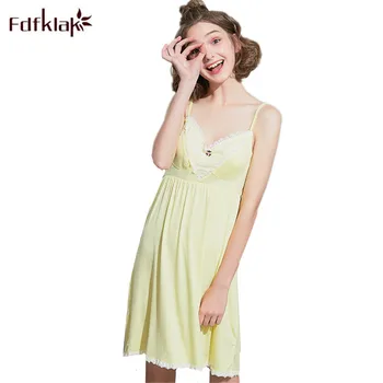 Fdfklak Sweet Model Cotton Nightgowns Women Lace Summer Dress Slim Night Gown Female Nightwear Nightshirt Sleepwear Nightdress
Fdfklak Sweet Model Cotton Nightgowns Women Lace Summer Dress Slim Night Gown Female Nightwear Nightshirt Sleepwear Nightdress