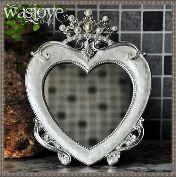 Creative apple shape one face metal desktop makeup mirror vanity mirror with mirror frame decorative HZJ008
Creative apple shape one face metal desktop makeup mirror vanity mirror with mirror frame decorative HZJ008
