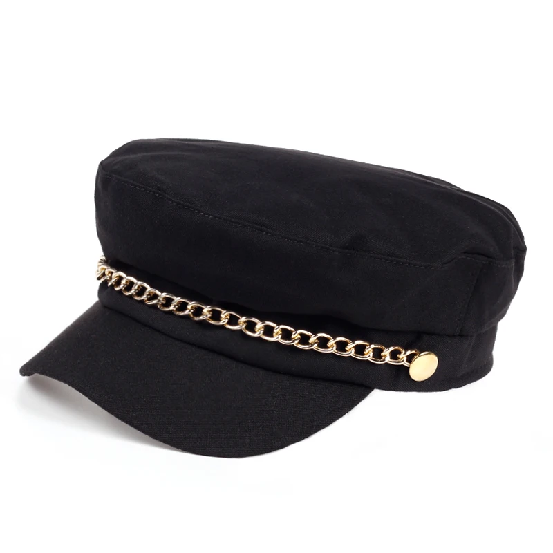 VORON 2017 brand new lady stitching solid color chain beret hat fashionable women's cotton hat outdoor sun hat winter warm hat
VORON 2017 brand new lady stitching solid color chain beret hat fashionable women's cotton hat outdoor sun hat winter warm hat
