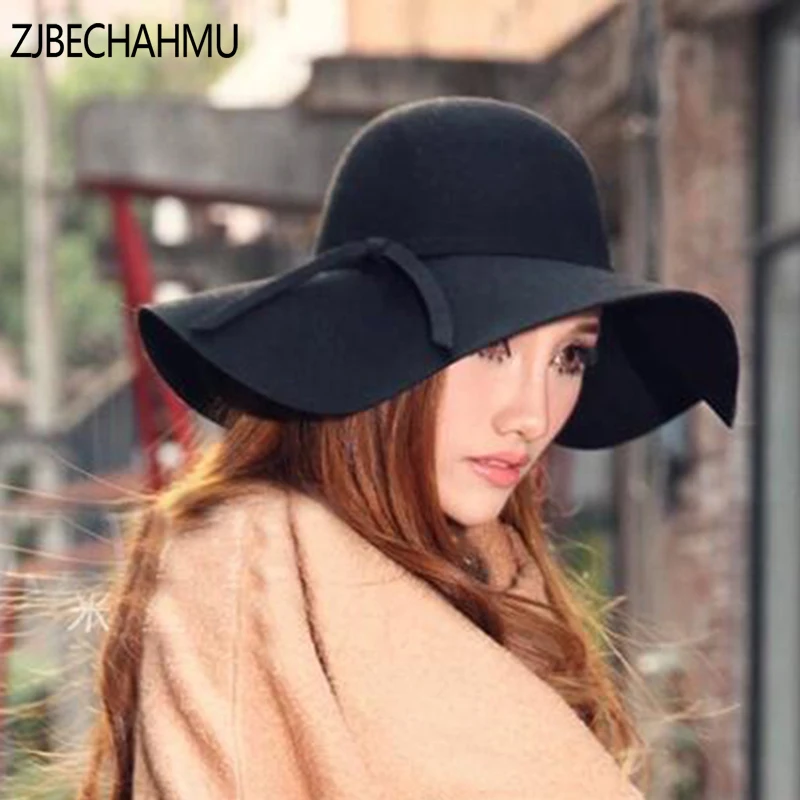 Spring Fashion Vintage Solid Polyester Fedoras hats For Women Girl Autumn Fedoras hat sun jazz gangste rOutdoor Beach Sun hat
Spring Fashion Vintage Solid Polyester Fedoras hats For Women Girl Autumn Fedoras hat sun jazz gangste rOutdoor Beach Sun hat