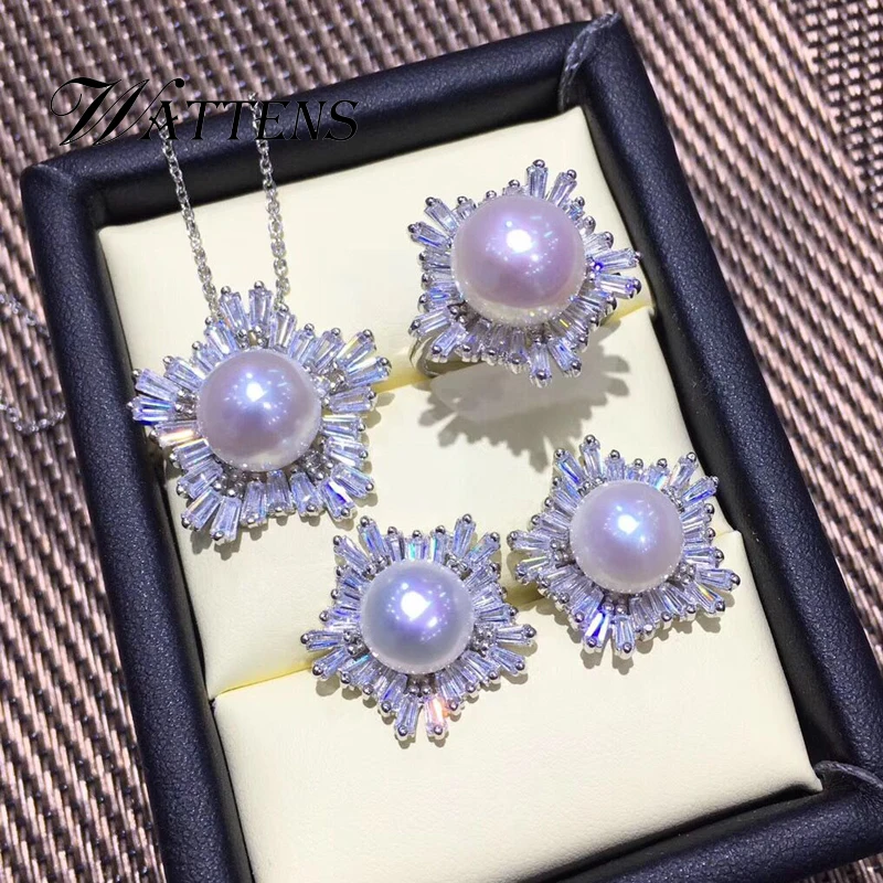 Pearl Set Natural Pearl Necklace Ring Stud Earrings for Women 925 Sterling Silver Big Pearl Luxury Zircon Wedding Party Gift new
Pearl Set Natural Pearl Necklace Ring Stud Earrings for Women 925 Sterling Silver Big Pearl Luxury Zircon Wedding Party Gift new