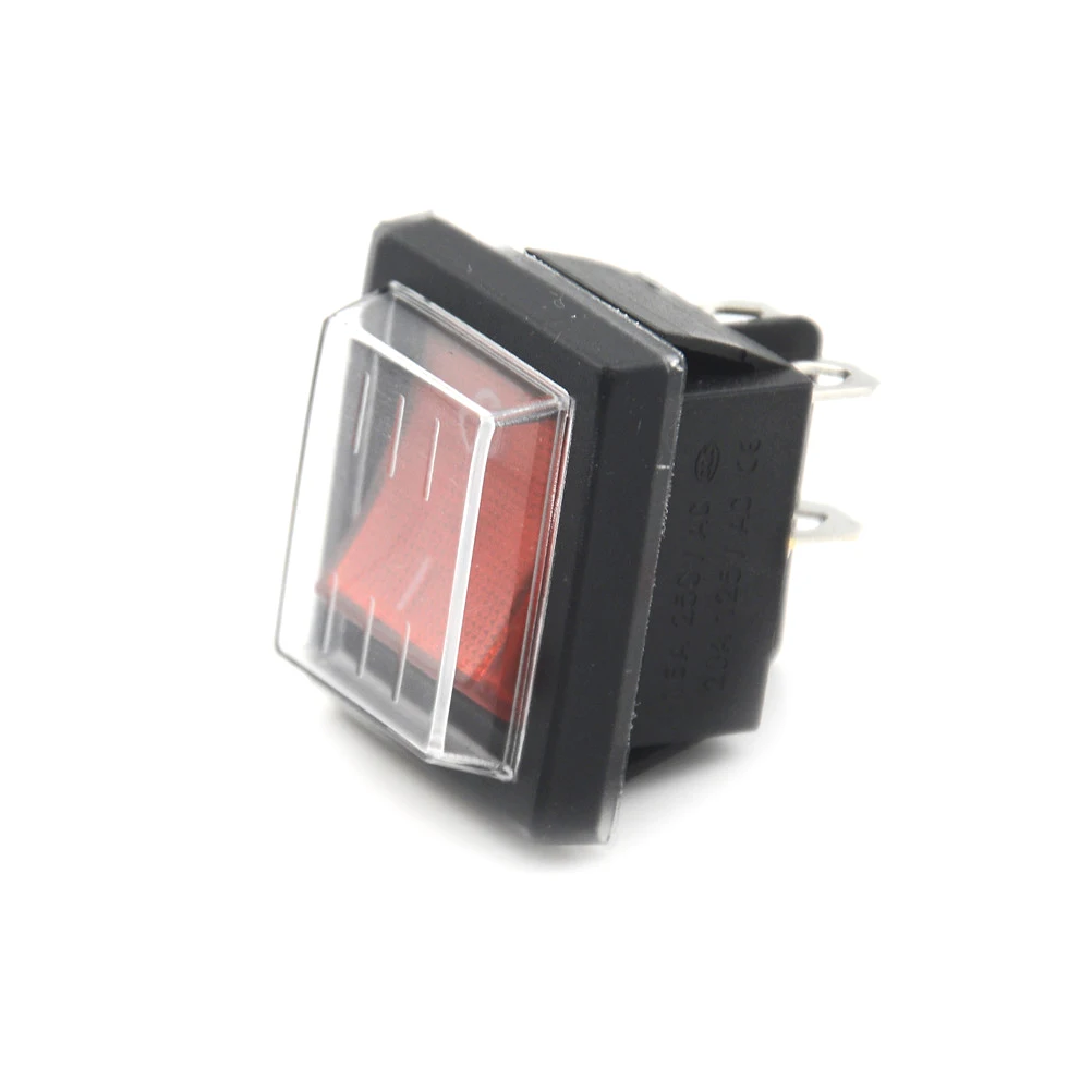 1* Durable 16A 250V AC / 20A 125V AC Red Button Rocker Switch With Cover 4 Plugs 16A 250V Electrical Equipment Switches
1* Durable 16A 250V AC / 20A 125V AC Red Button Rocker Switch With Cover 4 Plugs 16A 250V Electrical Equipment Switches