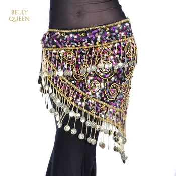 Colored Top Grade Dance Wear Women Belly Dance Hip Belt Sequins Beads Triangular Hip Scarf 150 Coins
Colored Top Grade Dance Wear Women Belly Dance Hip Belt Sequins Beads Triangular Hip Scarf 150 Coins