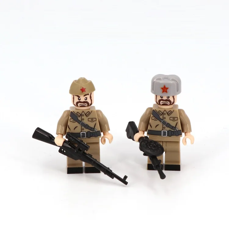 World War II Soviet soldier military weapons playmobil Compatible mini figures Building Block Brick original toys
World War II Soviet soldier military weapons playmobil Compatible mini figures Building Block Brick original toys
