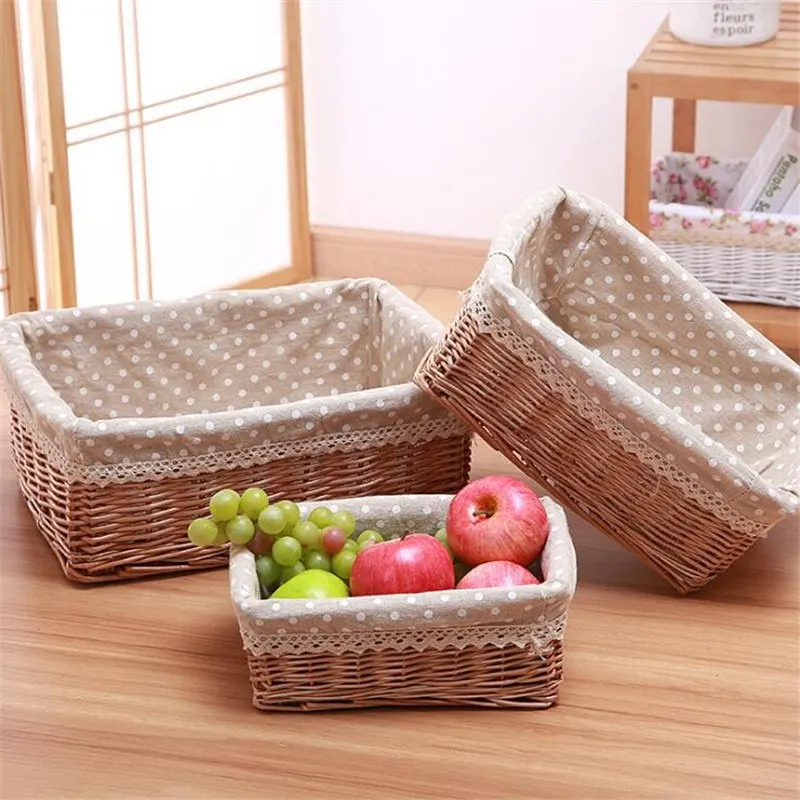 Storage Box Gift Hamper Storage Basket Wicker Storage Basket Bamboo Weaving Basket Fruit makeup Rattan Storage Box 1PC
Storage Box Gift Hamper Storage Basket Wicker Storage Basket Bamboo Weaving Basket Fruit makeup Rattan Storage Box 1PC