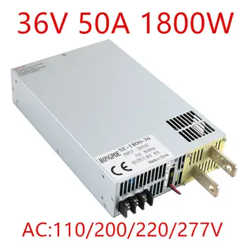 

1800W 50A 36V Power Supply 36V Transformer 0-5V Analog Signal Control 0-36V Adjustable Power Supply 36V 50A SE-1800-36