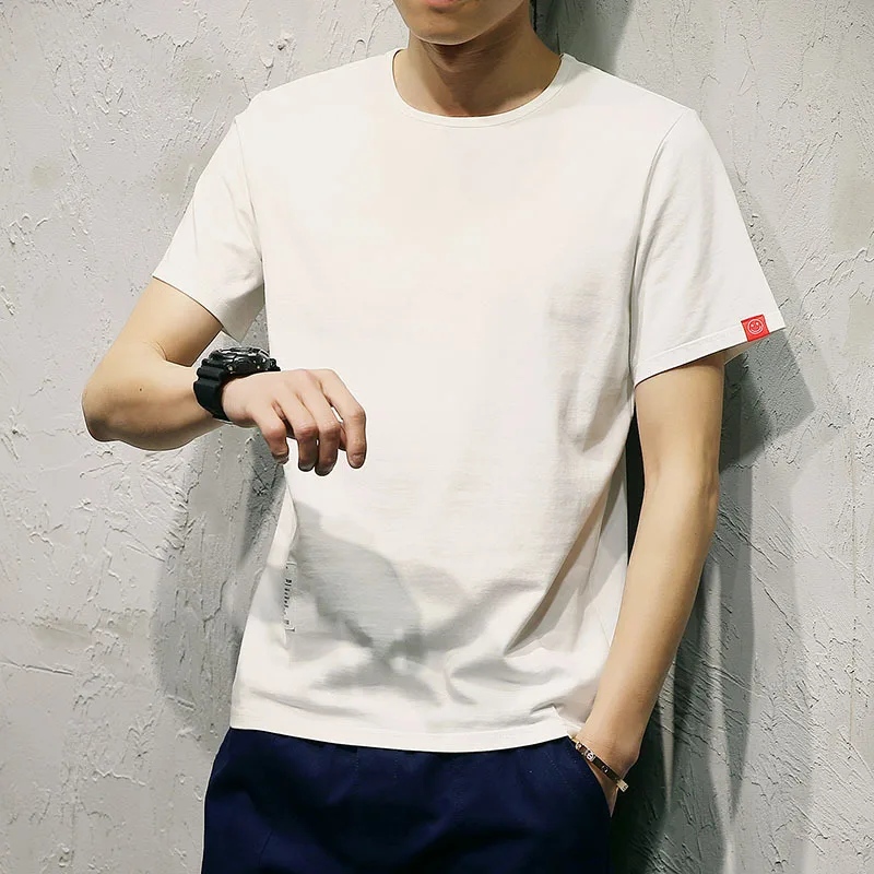 men's short-sleevedcontrast color embroidery T-shirt Japanese youth round neck Summer American retro casual
men's short-sleevedcontrast color embroidery T-shirt Japanese youth round neck Summer American retro casual