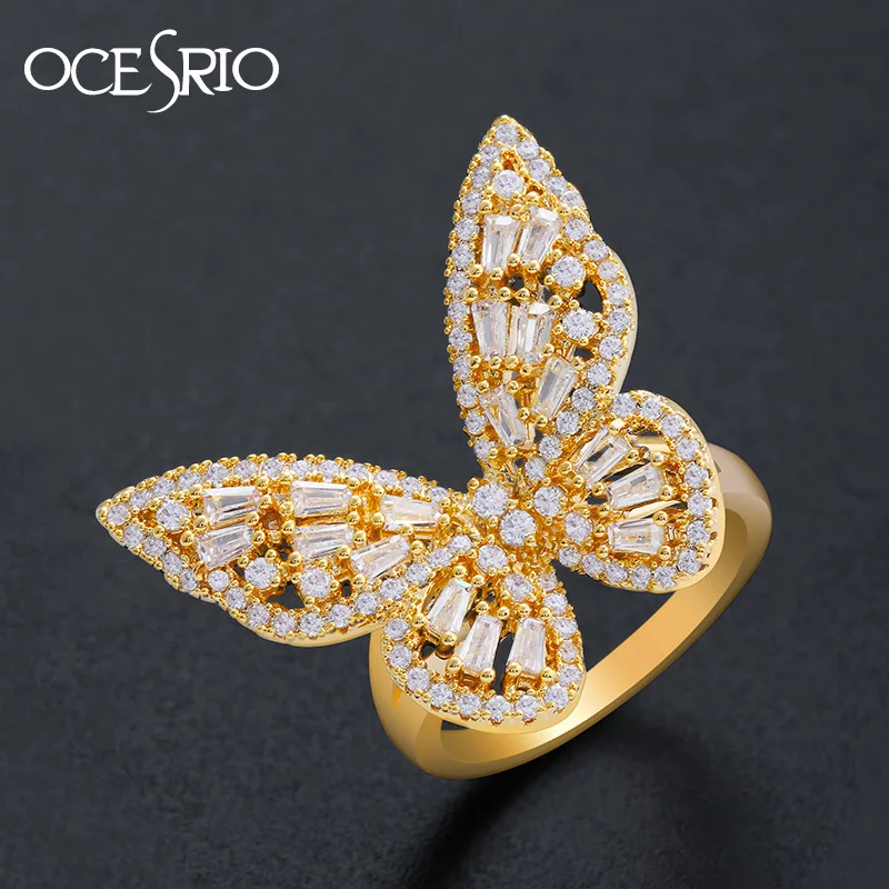 OCESRIO Women Jewelry Butterfly Rings for Women Zirconia CZ Fashion Style Ladies Gold rings rhinestone animal jewelry rig-h57
OCESRIO Women Jewelry Butterfly Rings for Women Zirconia CZ Fashion Style Ladies Gold rings rhinestone animal jewelry rig-h57