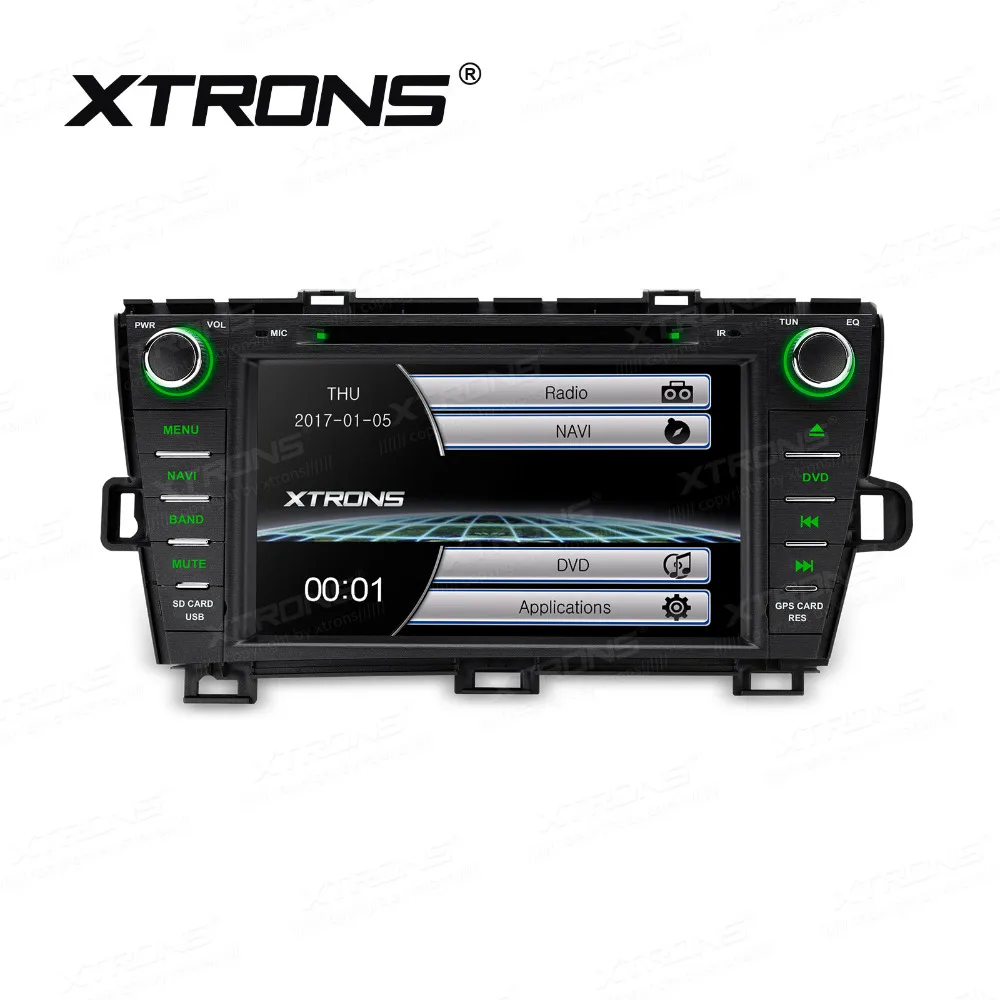XTRONS 8 дюймов HD 2 din автомобильный DVD плеер GPS навигация Радио Рулевое колесо для TOYOTA