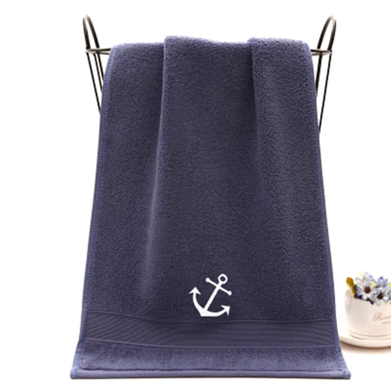 Luxury Embroidery Anchor Terry Cotton Hand Face Shower Towel Stylish Embroided Beach Travel Bath Towels Men Women Wedding Gifts
Luxury Embroidery Anchor Terry Cotton Hand Face Shower Towel Stylish Embroided Beach Travel Bath Towels Men Women Wedding Gifts