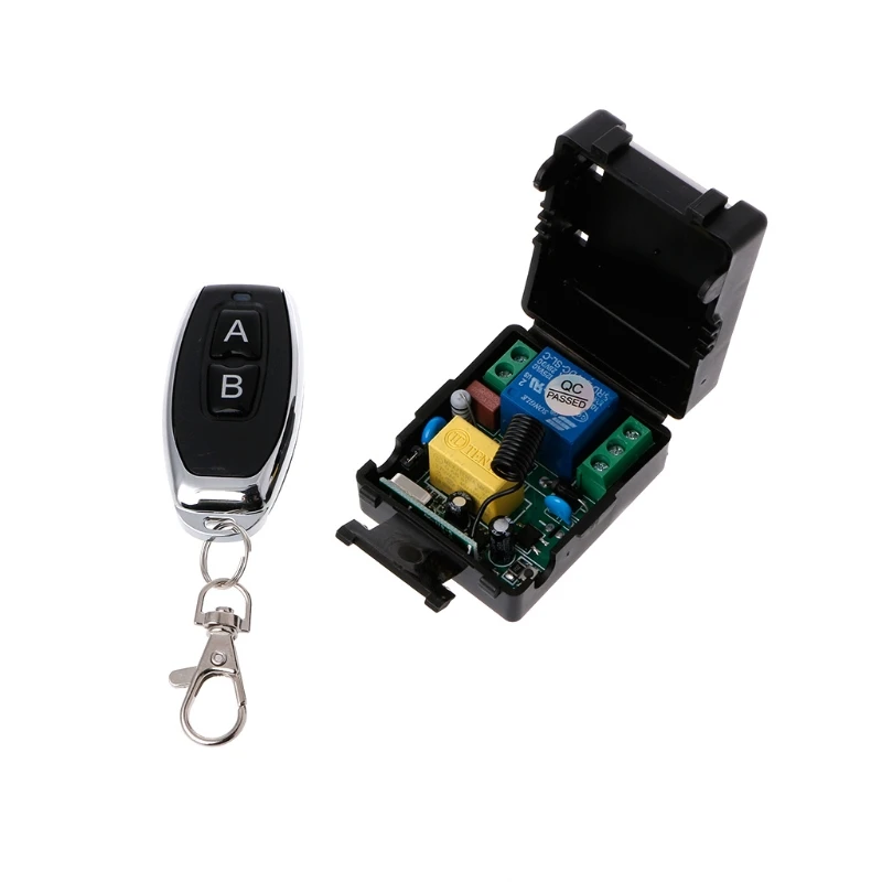 AC 220V 10A 1CH RF 433MHz Wireless Remote Control Switch Receiver Module + Transmitter Kit For Intelligent Home
AC 220V 10A 1CH RF 433MHz Wireless Remote Control Switch Receiver Module + Transmitter Kit For Intelligent Home