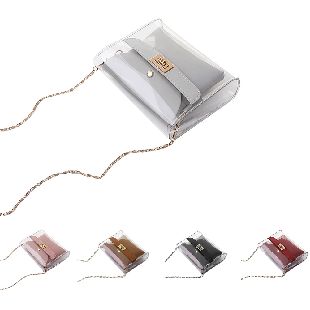 Women PVC Clear Satchel Bag Fashion Transparent Shoulder Crossbody Bags Ladies Messenger Casual Small Handbags Free Ship
Women PVC Clear Satchel Bag Fashion Transparent Shoulder Crossbody Bags Ladies Messenger Casual Small Handbags Free Ship