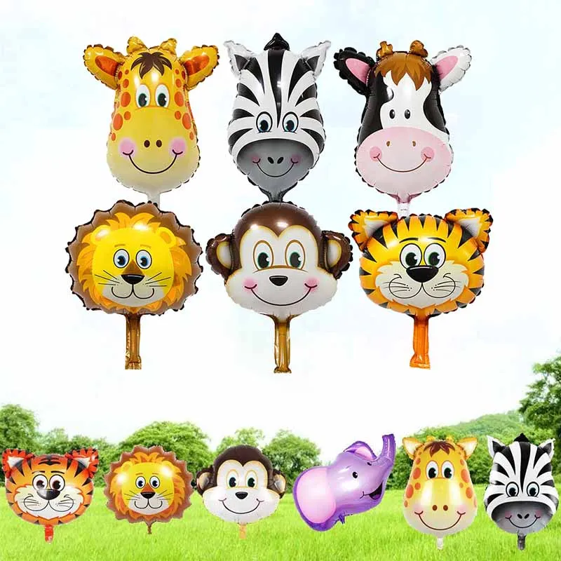 6pcs Animal Balloon Zoo safari Jungle Theme kid first 1st Birthday Party Baby shower boy girl Gender Reveal decoration backdrop
6pcs Animal Balloon Zoo safari Jungle Theme kid first 1st Birthday Party Baby shower boy girl Gender Reveal decoration backdrop