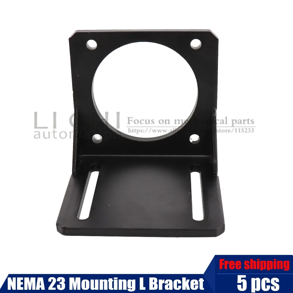 Free shipping 5pcs stepper motor NEMA 23 Mounting L Bracket Mount for 57 stepper motor housing
Free shipping 5pcs stepper motor NEMA 23 Mounting L Bracket Mount for 57 stepper motor housing