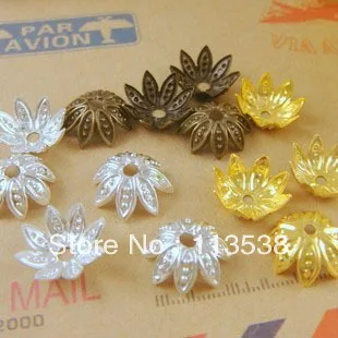 1000pcs lotus shape Bead Cap 10mm (Gold/Silver/Bronze Color) freeshipping
1000pcs lotus shape Bead Cap 10mm (Gold/Silver/Bronze Color) freeshipping