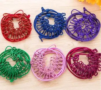 6pcs/lot Outdoor Travel Portable Windproof Elastic Clothesline Clip Interior Space Hanger
6pcs/lot Outdoor Travel Portable Windproof Elastic Clothesline Clip Interior Space Hanger