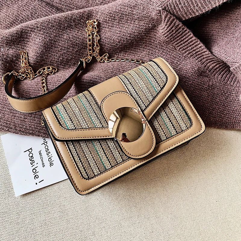 Straw beach woven women bags rattan wicker 2019 Chain V cover knitting shoulder crossbody small handbag messenger designer brand
Straw beach woven women bags rattan wicker 2019 Chain V cover knitting shoulder crossbody small handbag messenger designer brand