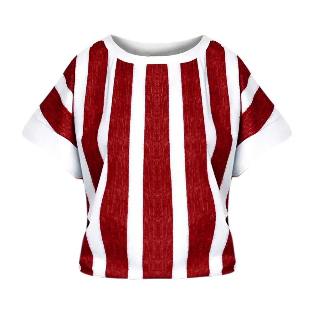 Short Sleeves Soft 3XL Going out T-Shirt Light Polyester Summer Women'S T-Shirt Smooth Stripe Loose Leisure summer top 2019
Short Sleeves Soft 3XL Going out T-Shirt Light Polyester Summer Women'S T-Shirt Smooth Stripe Loose Leisure summer top 2019