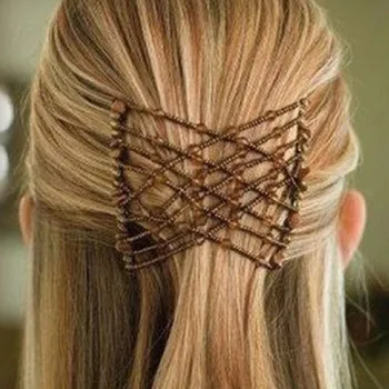Fashion Hair Combs Ladies Party Hair Styling Magic Hair Double Slide Stretchy Clip Headwear Hair Accessories Jewelry (6 Colors)
Fashion Hair Combs Ladies Party Hair Styling Magic Hair Double Slide Stretchy Clip Headwear Hair Accessories Jewelry (6 Colors)