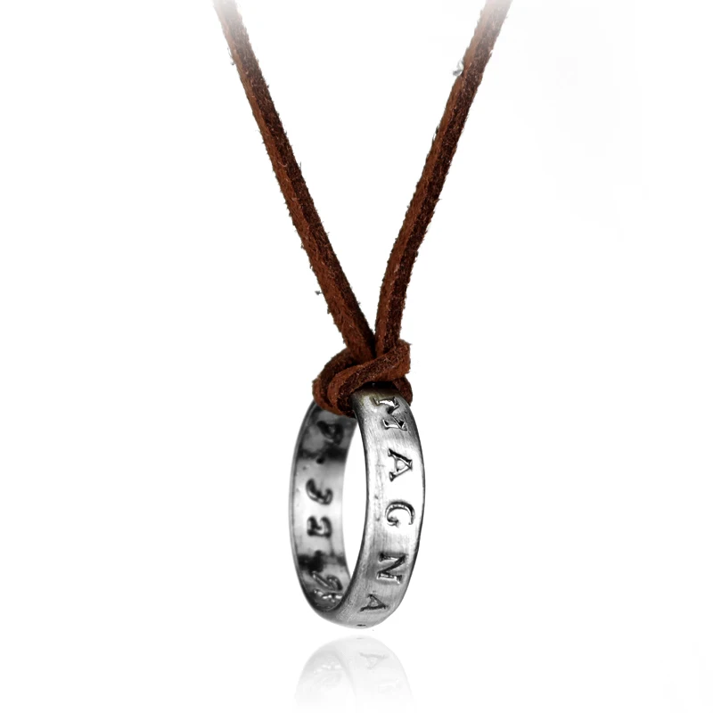 PS4 game Uncharted 4 A Thief's End Nathan Drake Pendant Cord Chain Necklace Accessories Collector's Edition Man's Jewelry
PS4 game Uncharted 4 A Thief's End Nathan Drake Pendant Cord Chain Necklace Accessories Collector's Edition Man's Jewelry