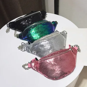 10PCS / LOT Women Sequin Fanny Pack Fashion Female Waist Bag Chest Phone Pouch Bag Glitter Bum Belts Bags Waist Packs
10PCS / LOT Women Sequin Fanny Pack Fashion Female Waist Bag Chest Phone Pouch Bag Glitter Bum Belts Bags Waist Packs