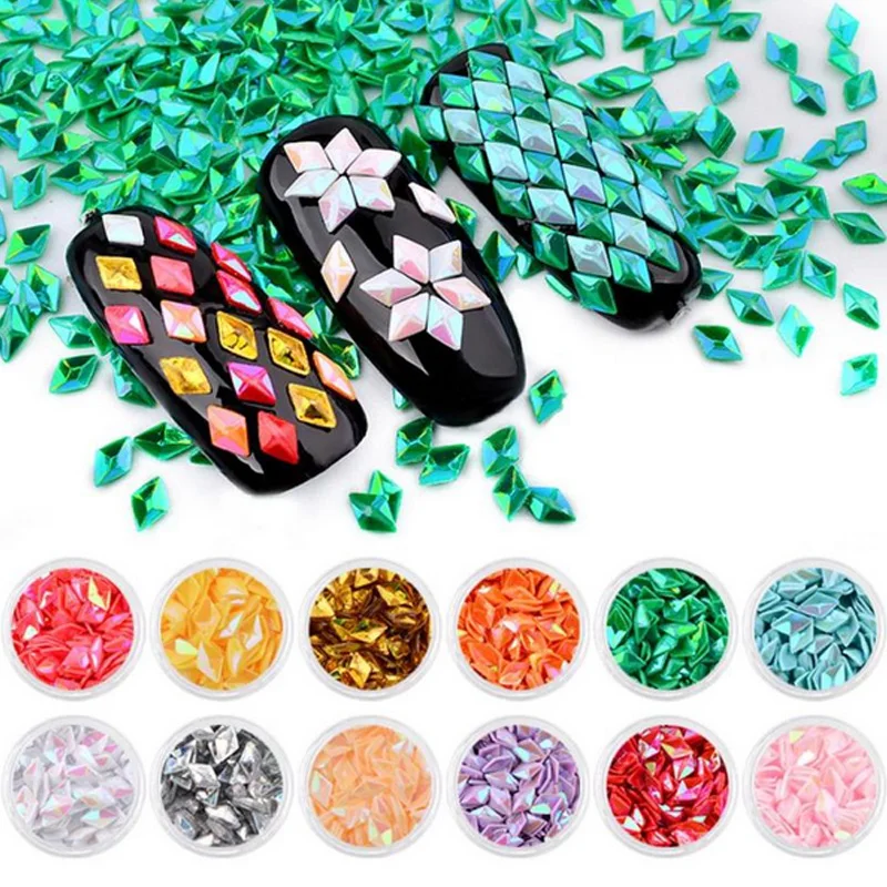 Lucky Color 12 Colors Rhombus Round Laser Sequins Gorgeous Shiny for Nails Art 3D Charms Decorations Ornaments on Nails DIY Tool
Lucky Color 12 Colors Rhombus Round Laser Sequins Gorgeous Shiny for Nails Art 3D Charms Decorations Ornaments on Nails DIY Tool