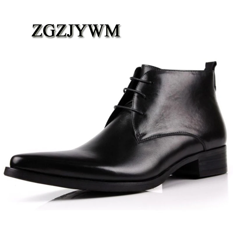 Модные Классические винтажные ковбойские ботинки ZGZJYWM Мужские модельные с