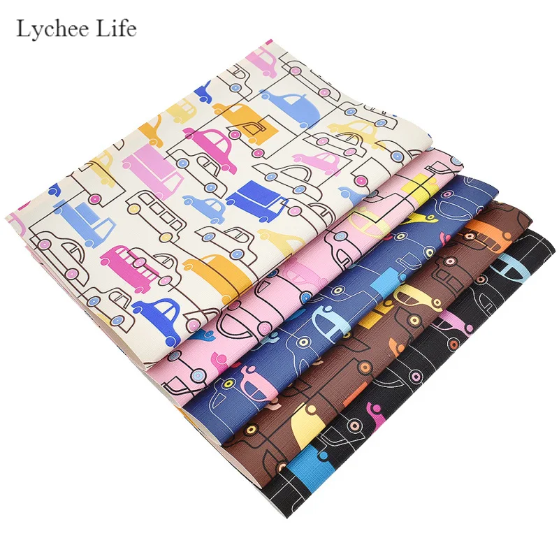 Lychee Life A4 Cars Printed Artificial PVC Leather Fabric DIY Handmade Sewing Children Garment Crafts Decoration
Lychee Life A4 Cars Printed Artificial PVC Leather Fabric DIY Handmade Sewing Children Garment Crafts Decoration