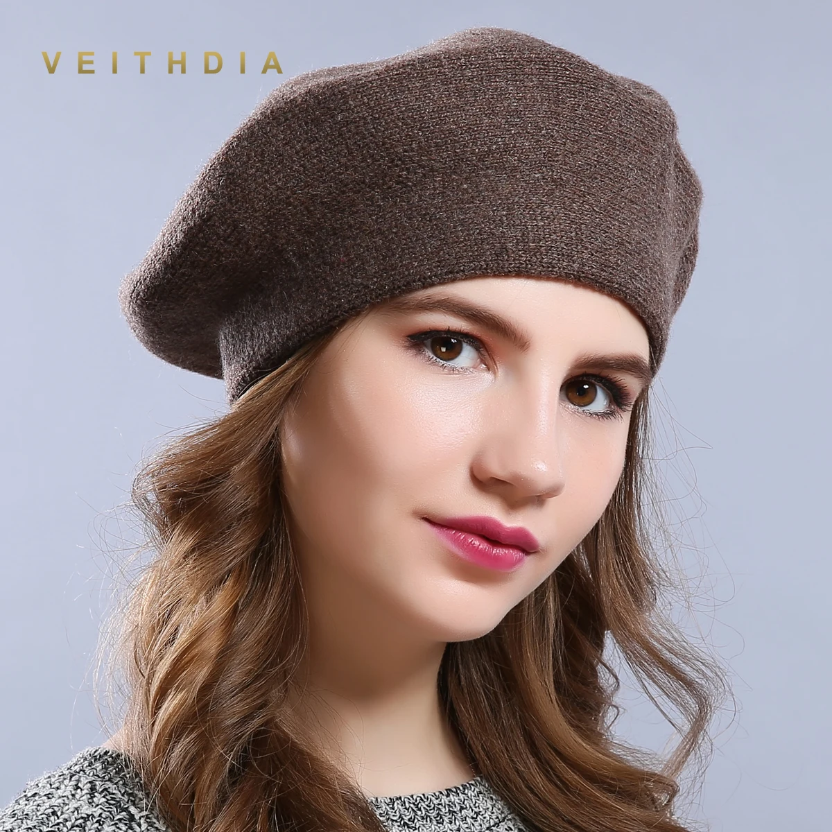 VEITHDIA New Winter Hat Berets Solid Wool Cashmere Womens Warm Brand Casual High Quality Womens Vogue Knitted Hats For Girls Cap
VEITHDIA New Winter Hat Berets Solid Wool Cashmere Womens Warm Brand Casual High Quality Womens Vogue Knitted Hats For Girls Cap