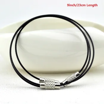 Hot Sale 10pcs/lot 12 Colors Stainless Steel Bracelet Wire Cord 1mm For Jewelry Making Craft DIY Cords Length 23cm
Hot Sale 10pcs/lot 12 Colors Stainless Steel Bracelet Wire Cord 1mm For Jewelry Making Craft DIY Cords Length 23cm
