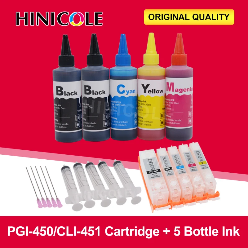 PGI-450 Refill ink kit For Canon IP7240 MG5440 MG5540 MG6440 MG6640 MG5640 MX924 MX724 IX6840 Printer 450 451 ink cartridge
PGI-450 Refill ink kit For Canon IP7240 MG5440 MG5540 MG6440 MG6640 MG5640 MX924 MX724 IX6840 Printer 450 451 ink cartridge