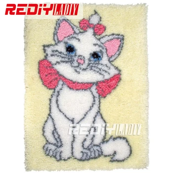DIY Carpet Rug White Kitten Latch Hook Rug Kits Crocheting Tapestry Sofa Decor Cushion Set for Embroidery Home Decor Floor Mat
DIY Carpet Rug White Kitten Latch Hook Rug Kits Crocheting Tapestry Sofa Decor Cushion Set for Embroidery Home Decor Floor Mat
