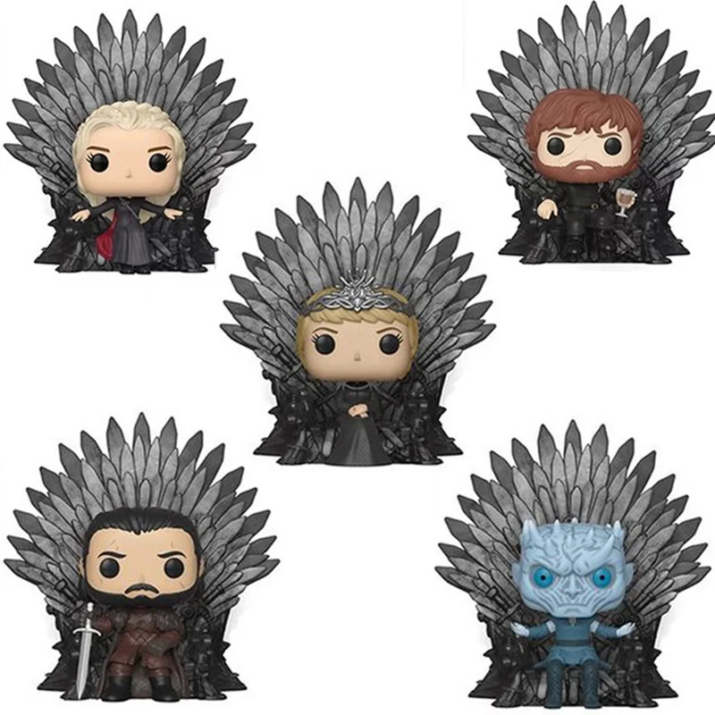 FUNKO POP Game of Thrones Jon Snow Daenerys Tyrion Night King Cersei Iron Throne Action Figure Toys for Children Christmas Gift
FUNKO POP Game of Thrones Jon Snow Daenerys Tyrion Night King Cersei Iron Throne Action Figure Toys for Children Christmas Gift